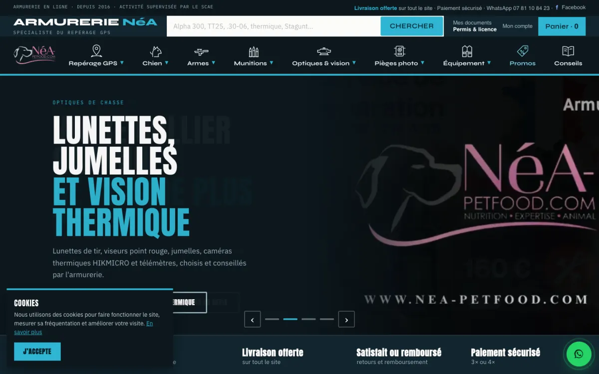 Capture principale : Armurerie NéA